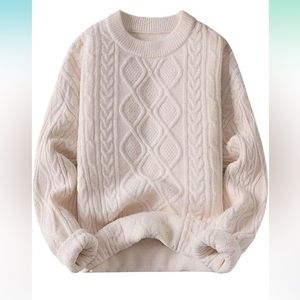 Cable knit sweater
